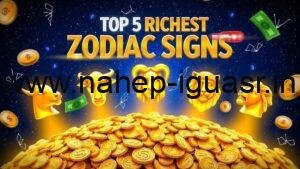 Top 5 Zodiac Sign Who will be the richest in 2025