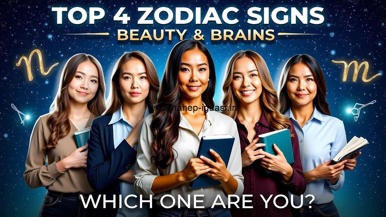 Top 4 Zodiac Signs Who Are Beauty with Brains