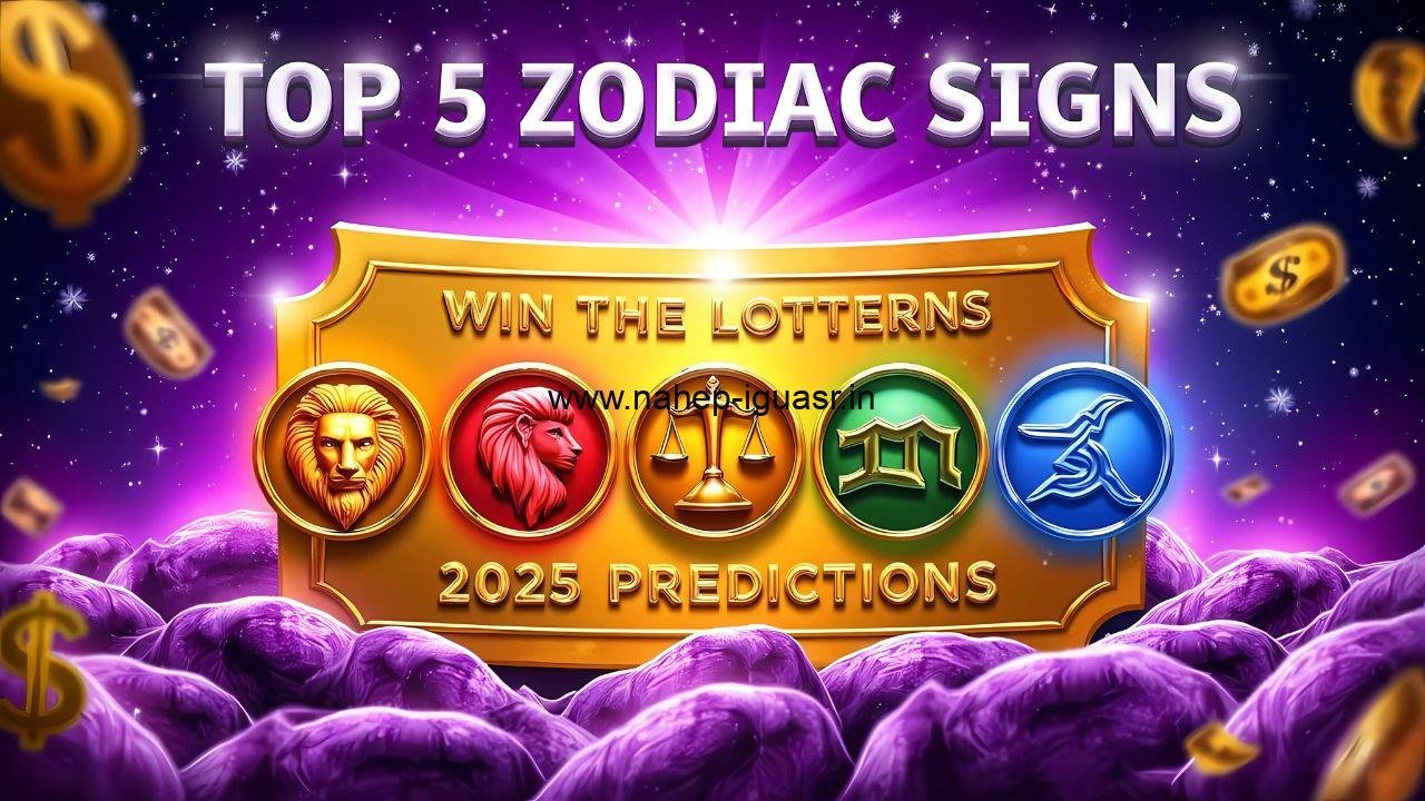 Top 5 Zodiac Signs Most Likely To Win the Lottery 2025